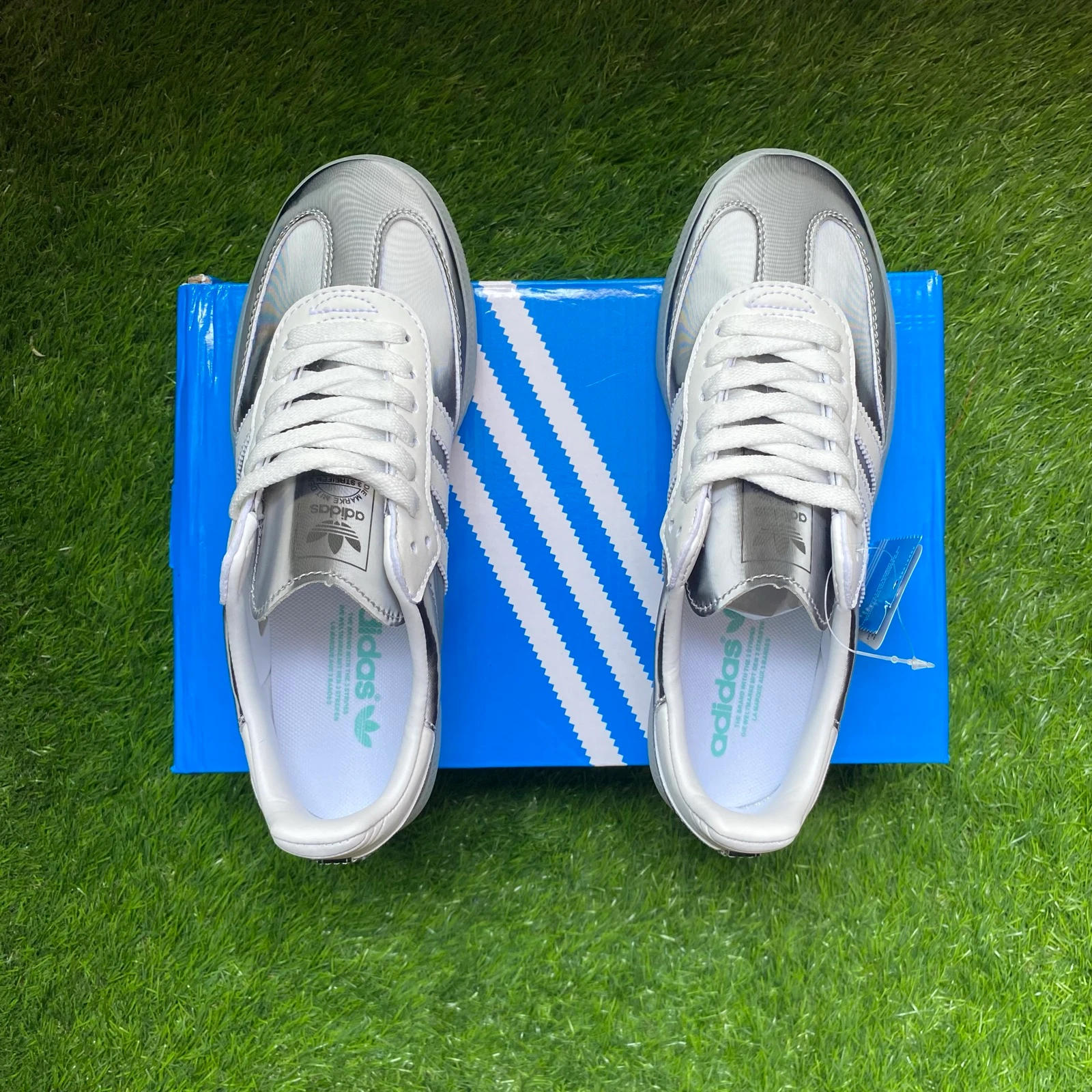Adidas Samba Reflective Silver | Size 39 | Color Changing | New | With Box – photo 3